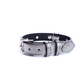 Collar Cuero 2.5 cm para Perros - Street Dogs - Silver