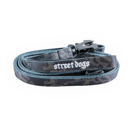 Correa Larga para Perros - Tactic | 3 mts | Black Camouflage