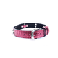 Collar Cuero 3 cm para Perros - Street Dogs - Metallic Pink