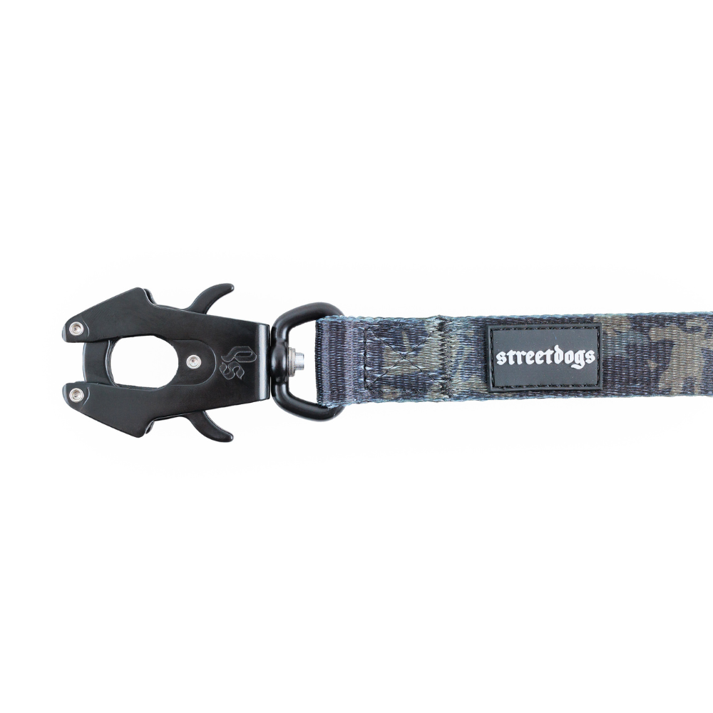 Correa Larga para Perros - Tactic | 3 mts | Black Camouflage