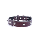 Collar Cuero 2.5 cm para Perros - Street Dogs - Red Wine