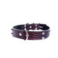 Collar Cuero 3 cm para Perros - Street Dogs - Red Wine