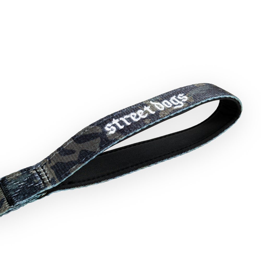 Correa Larga para Perros - Mosquetón Automático | 3 mts | Black Camouflage