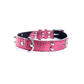 Collar Cuero 3 cm para Perros - Street Dogs - Metallic Pink