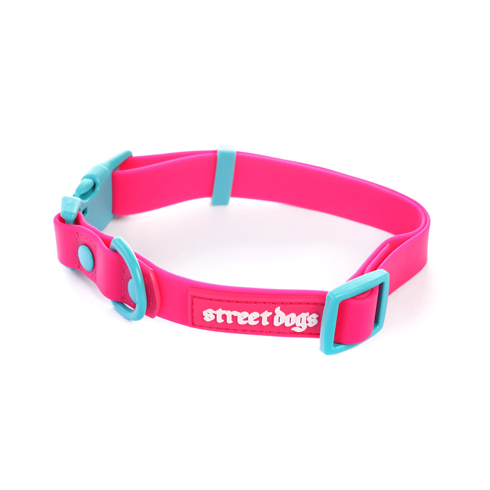 Collar PVC - Street Dogs - Pink