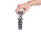 Collar Cuero 2.5 cm para Perros - Street Dogs - Silver
