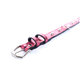 Collar Cuero 2.5 cm para Perros - Street Dogs - Metallic Pink