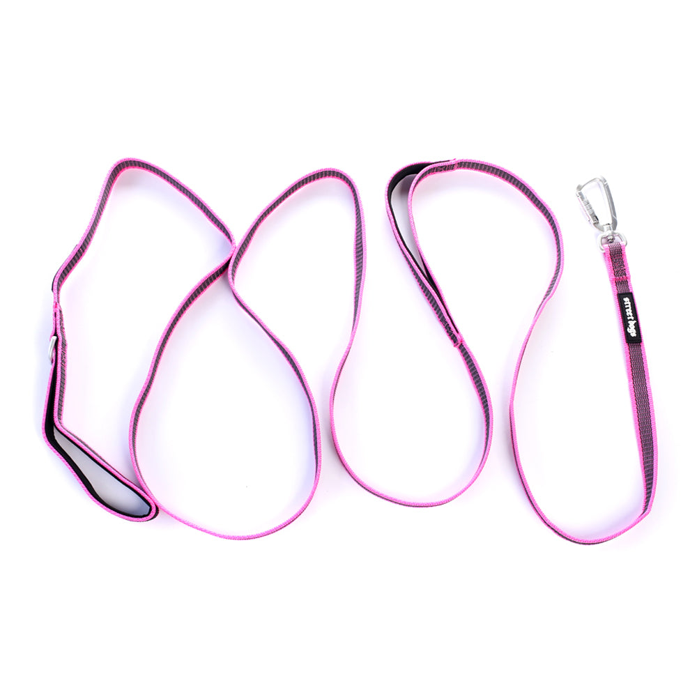 Correa Larga para Perros - Latex Antiquemaduras | 5 mts | Pink