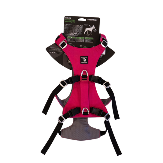 Arnés Anti-Escape Security Fit para Perros - Street Dogs - Pink