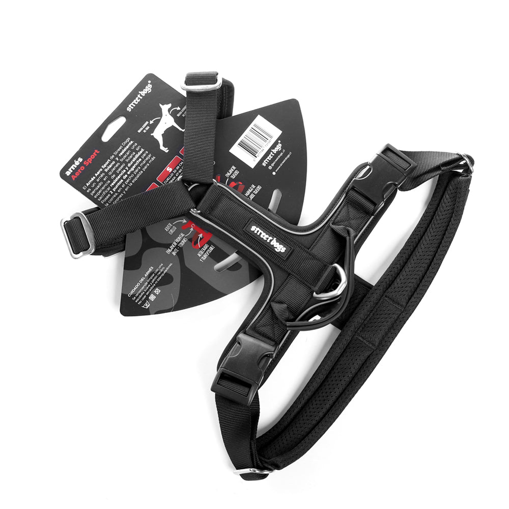 Arnés Aerosport para Perros - Street Dogs - Black