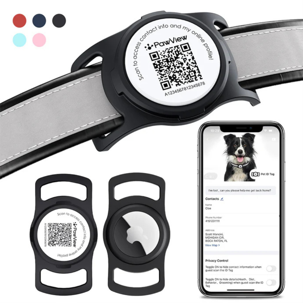 Placa de Identificación Inteligente para Mascotas - Sujetador de AirTag - TN005