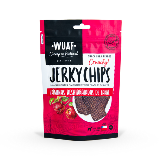 Wuaf Jerky Chips Carne