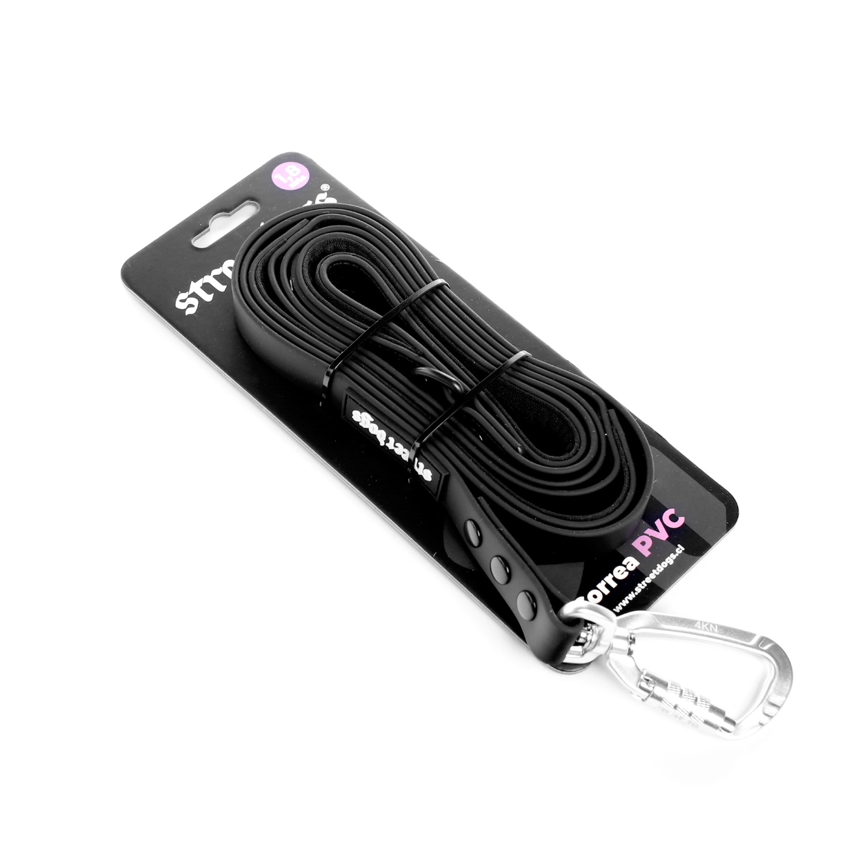 Correa PVC para Perros | 1,8 mts | Black