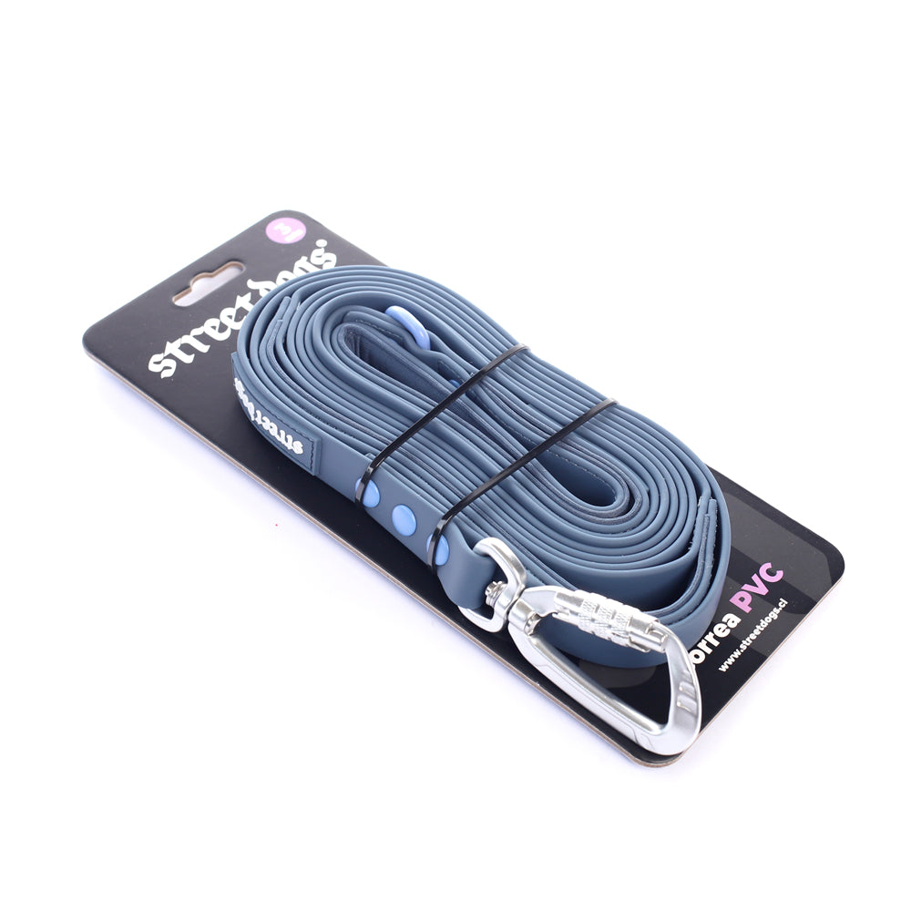 Correa Larga para Perros - PVC | 3 mts | Blue