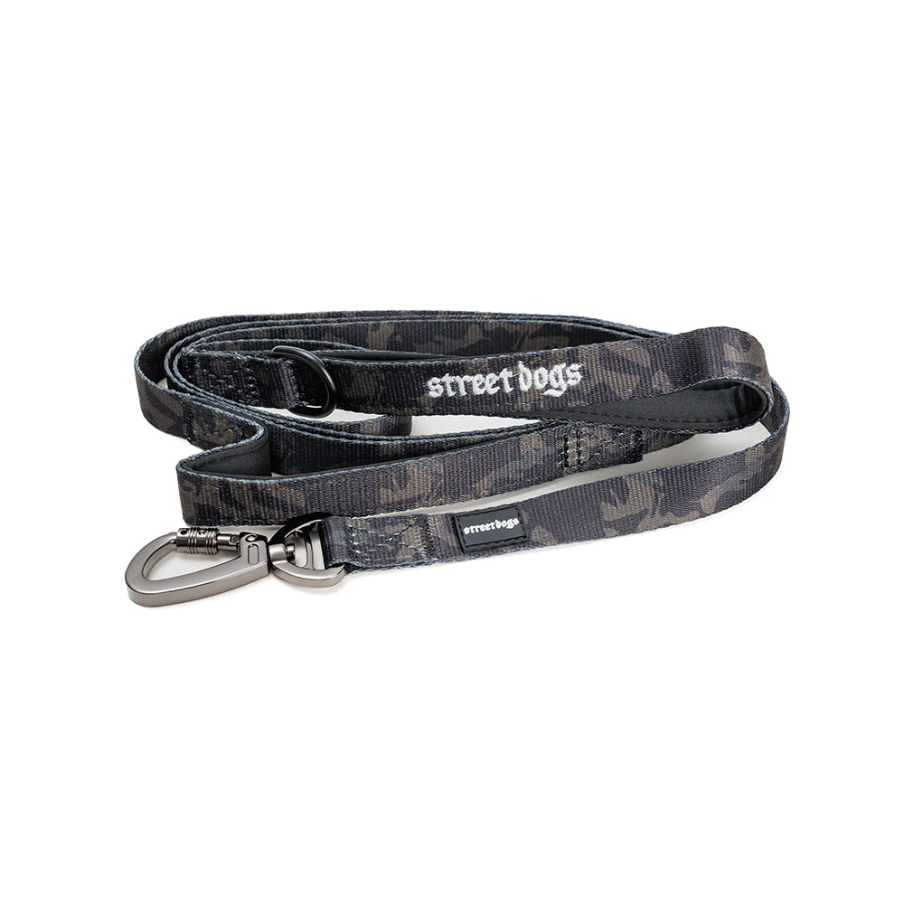 Correa de Adiestramiento para Perros | 1,8 mts | Black Camo